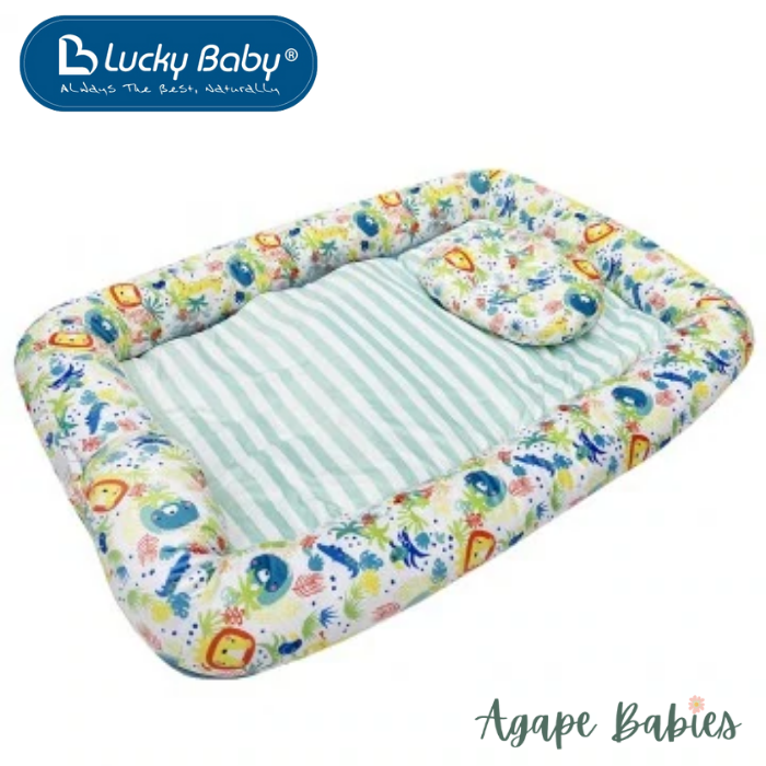 Lucky Baby Cuddle™ Portable Baby Co-Pod - Jungle