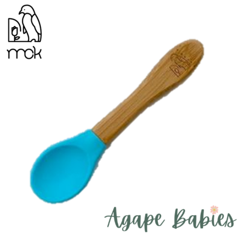 MCK Bamboo-Silicone Spoon  - Blue