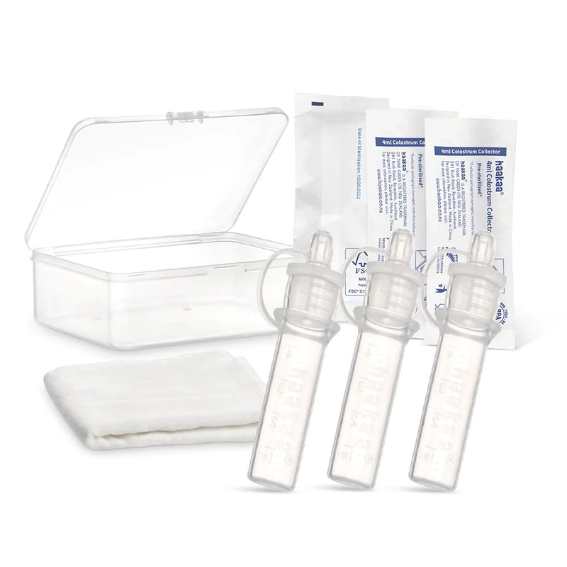 Haakaa Pre-Sterilized Silicone Colostrum Collector Set (6 pcs)