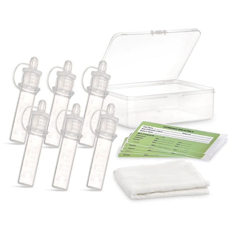 Haakaa Pre-Sterilized Silicone Colostrum Collector Set (6 pcs)