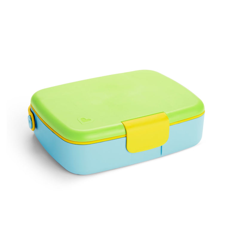 Munchkin Lunch™ Bento Box with Stainless Steel Utensils (Green)