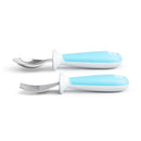 [Bundle Of 2] Munchkin Raise™ Toddler Fork & Spoon Set - Blue