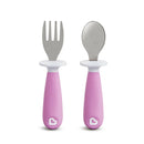 [Bundle Of 2] Munchkin Raise™ Toddler Fork & Spoon Set - Purple