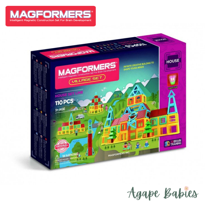 Magformers Village Set (110pcs)