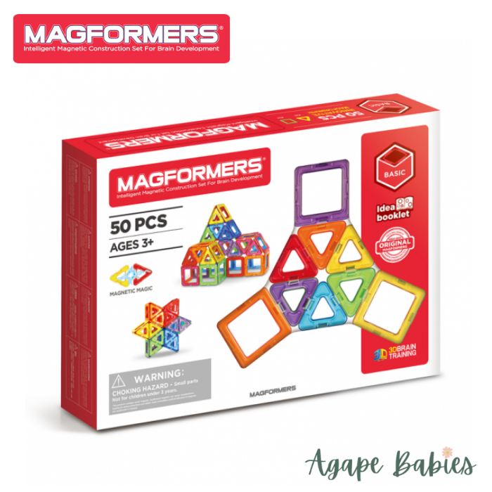 Magformers Basic Set Line (50 Pieces)