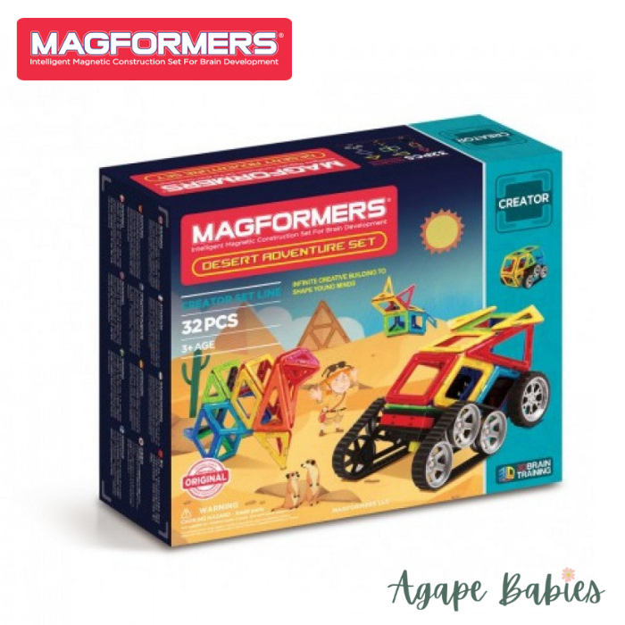 Magformers Desert Adventure Set (32pcs) Magnetic