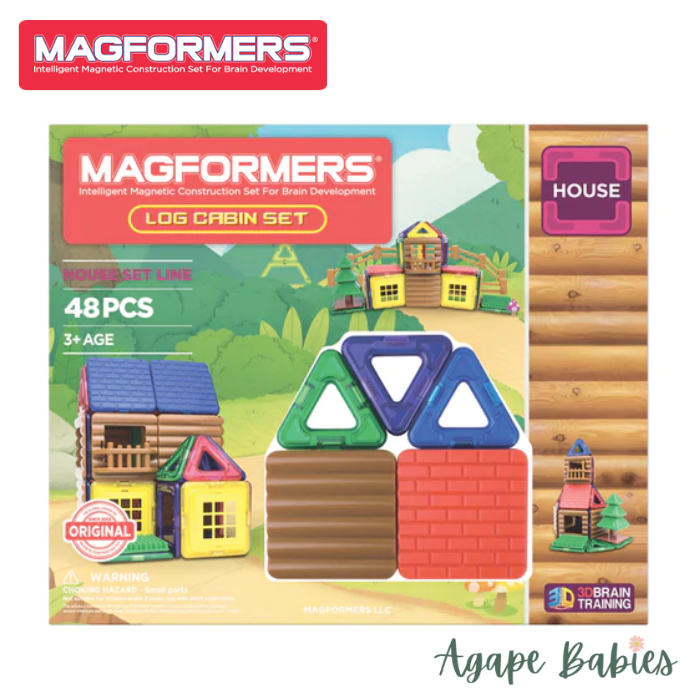 Magformers Basic Log Cabin 48Pc Set