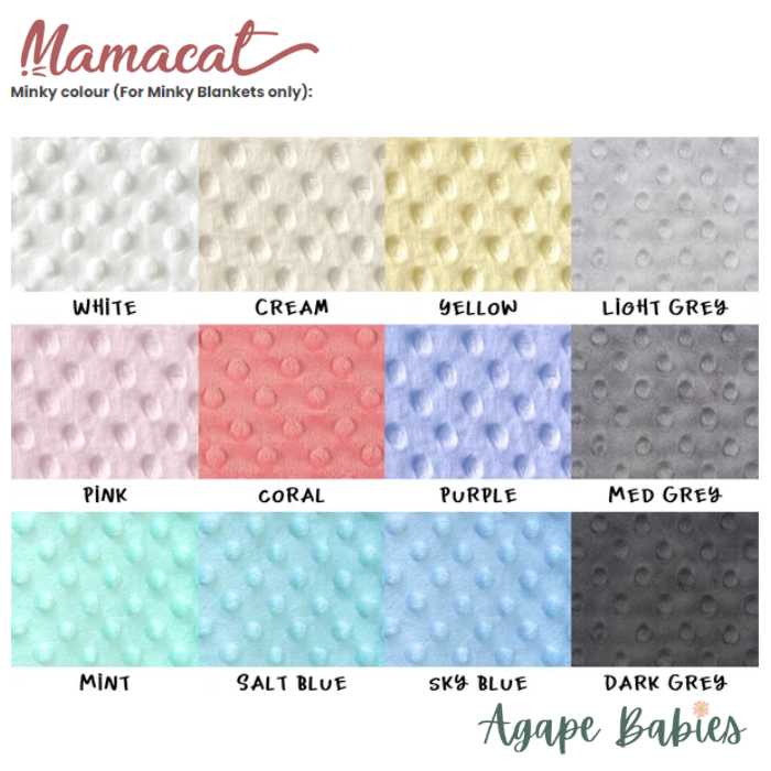 Mamacat Beanie Pillow Rainbow Cream