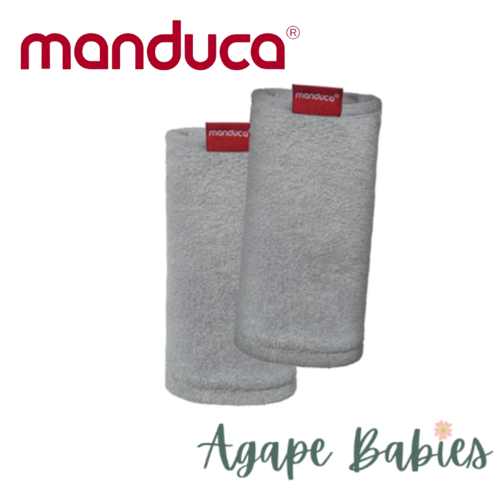 Manduca Organic Cotton Fumbee Teething Pads - Light Grey