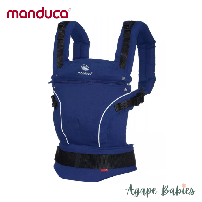 [3 Years Local Warranty] Manduca Pure Cotton Baby Carrier - Royal Blue