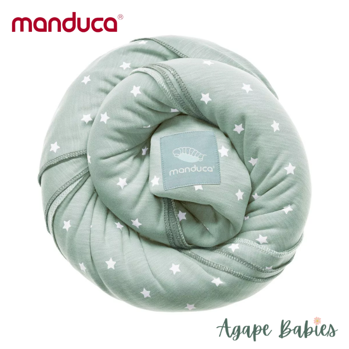 Manduca Sling Organic Cotton Baby Wrap Little Stars Mint