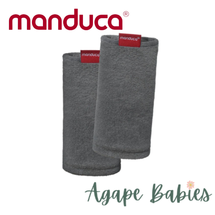 Manduca Organic Cotton Fumbee Teething Pads- Dark Grey