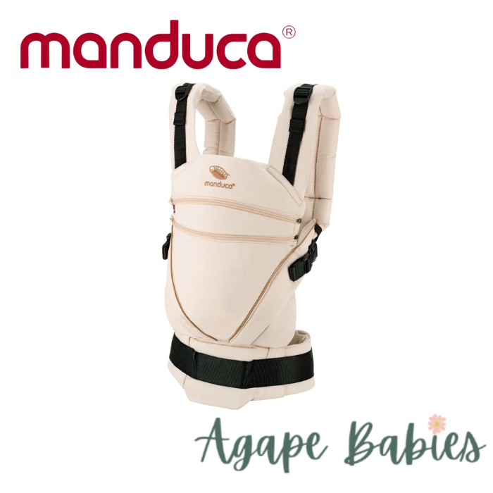 [3 Years Local Warranty] Manduca XT Organic Cotton Baby & Toddler Carrier - Denim Powder Toffee