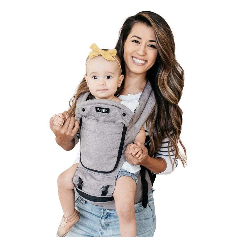 Miamily Hipster Plus Baby Carrier - Stone Grey