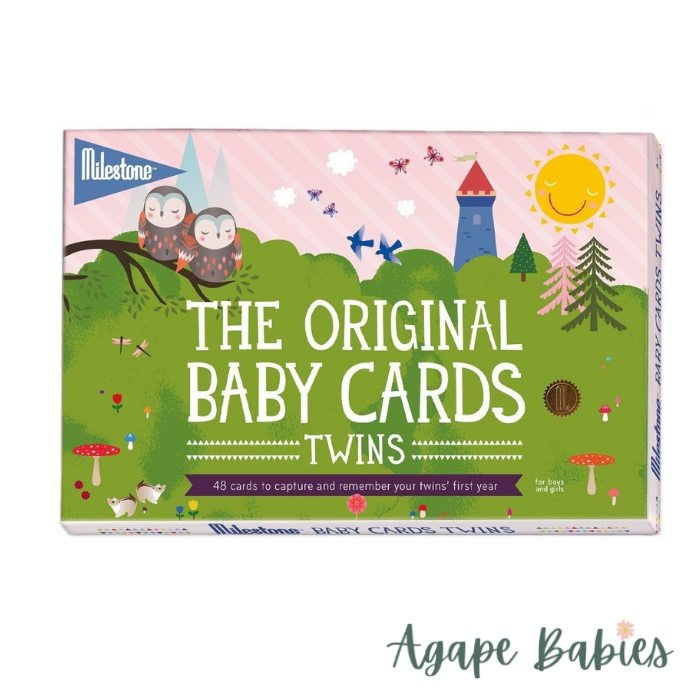 Milestone The Original Baby Cards - Twins
