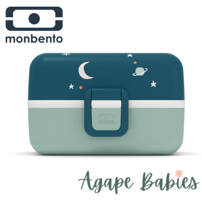 Monbento MB Tresor Kid's Bento Box - Graphic Cosmic Blue