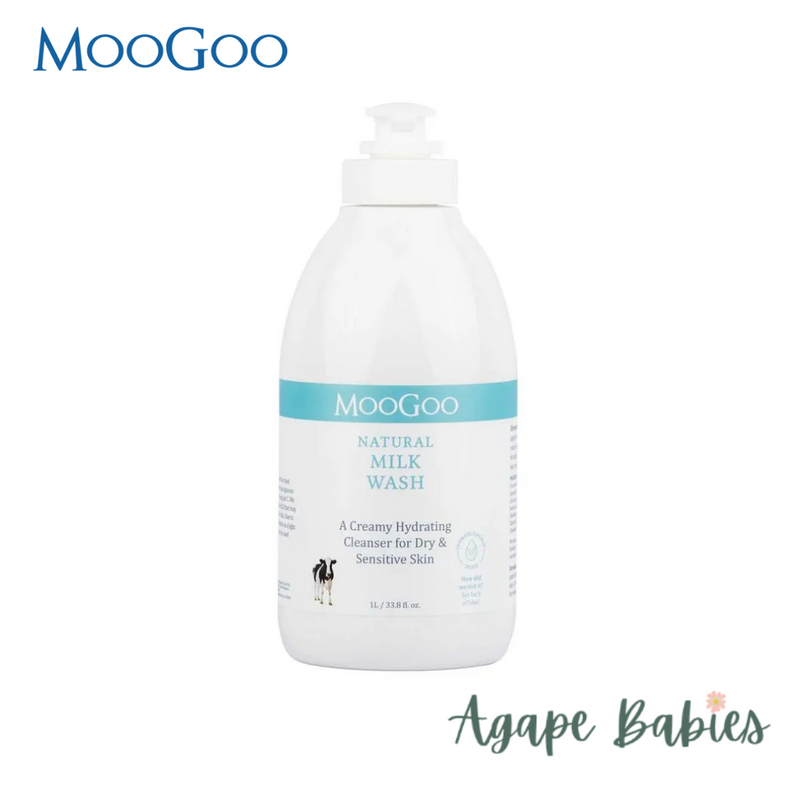 MooGoo Natural Milk Wash 1 Litre Exp: 09/25