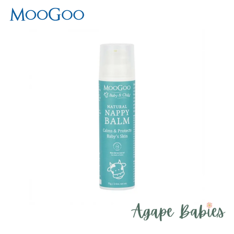 MooGoo Skincare Natural Nappy Balm 75g/2.6oz Exp: