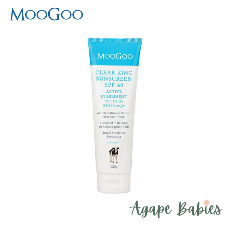 MooGoo SPF 40 Natural Sunscreen 200g - No Chemical UV Filters  - Exp: