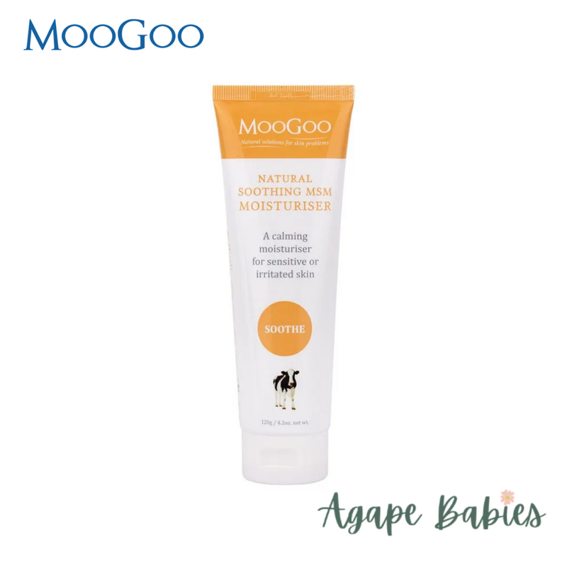 MooGoo MSM Soothing Moisturiser 120GM For Irritable Skin Exp: 09/25