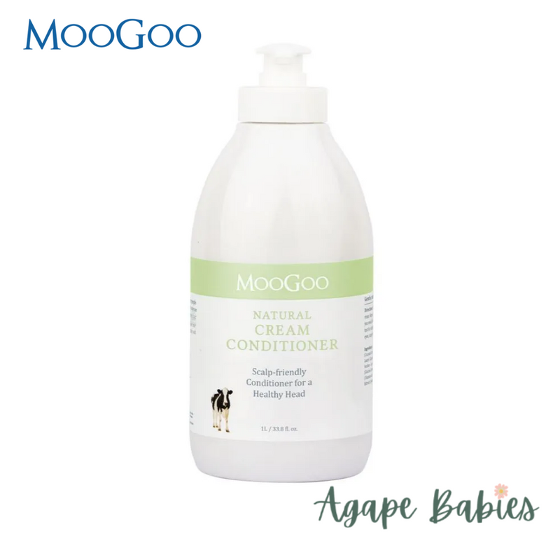 MooGoo Natural Cream Conditioner 1 Litre Exp: 04/25