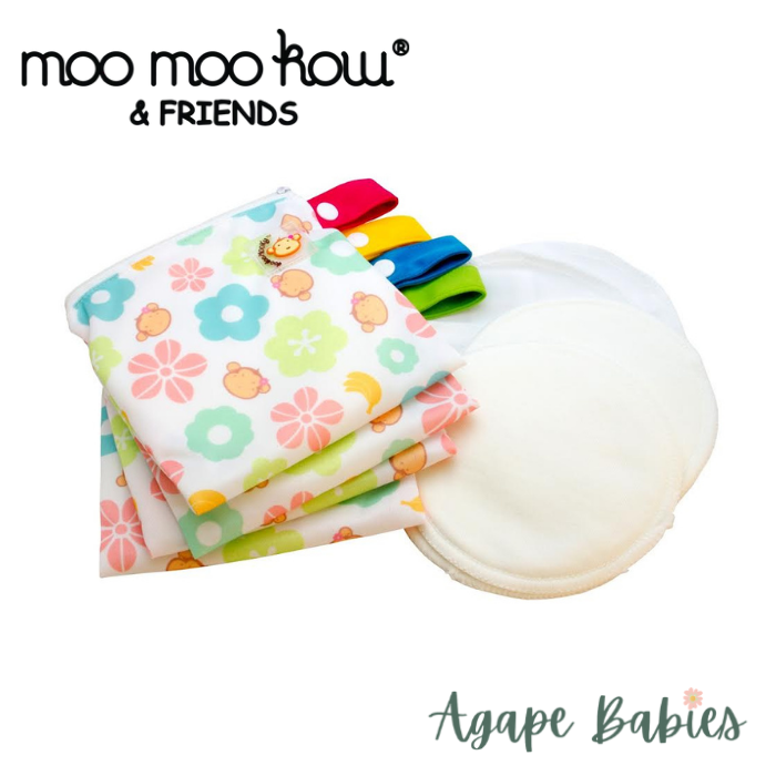 Moo Moo Kow DDM Nursing Pad 2 Pairs Tag - 4 Colors!