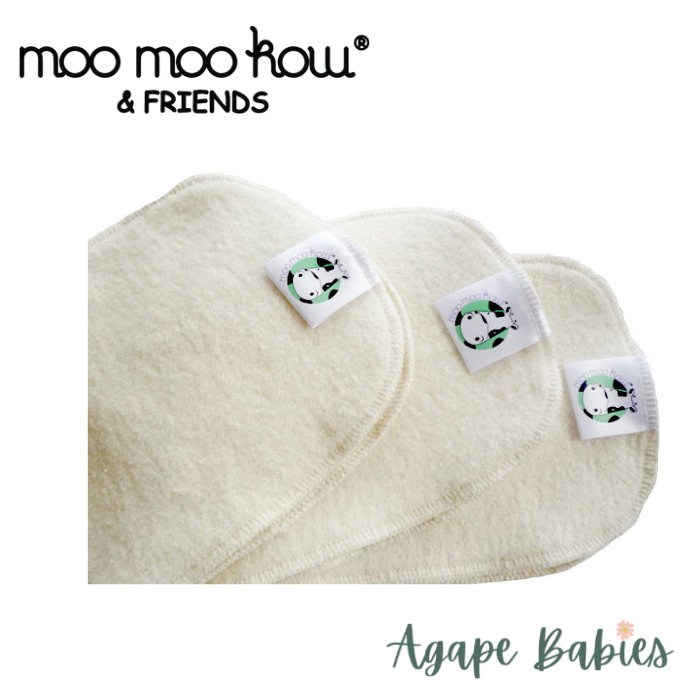 Moo Moo Kow One Size Hemp (Night Time) Insert 40x14.5cm 1y+