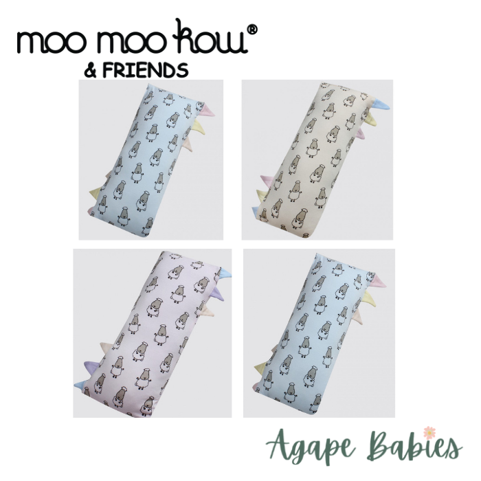 Moo Moo Kow BBS Bed Time Buddy Sheep Color Tag Small - 4 Colors (30x13cm)