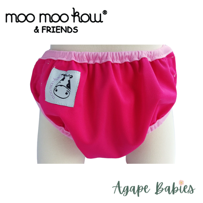 Moo Moo Kow One Size Swim Diaper - Candy Pink