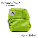Moo Moo Kow Cloth Diaper One Size Aplix - Mint Green