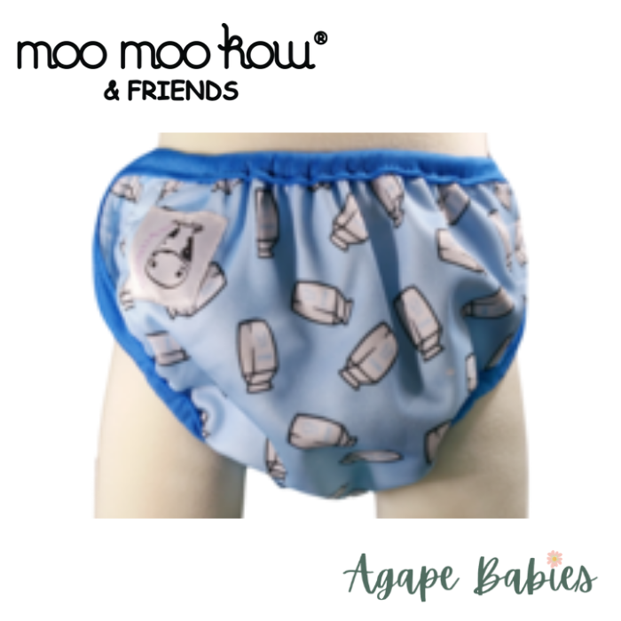 Moo Moo Kow One Size Swim Diaper - Milk Cartons