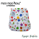 Moo Moo Kow Cloth Diaper One Size Aplix - Lollipop