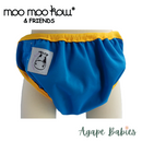 Moo Moo Kow One Size Swim Diaper - Royal Blue