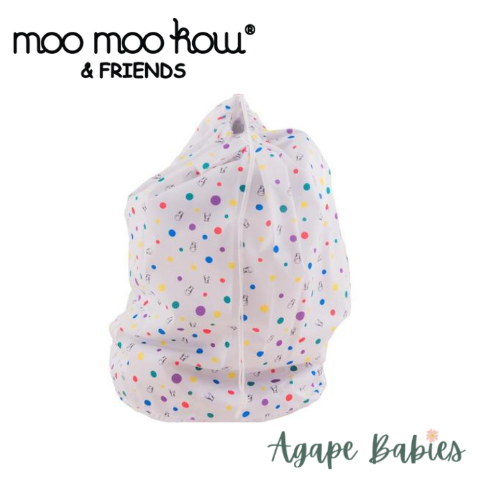 Moo Moo Kow Pail Liner / Laundry Bag - Dot Dot