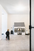 [1 yr local warranty] Childhome Large Playhouse - Black White - 125x95x145CM