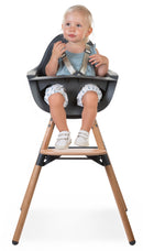 [1 yr local warranty] Childhome Evolu One.80° High Chair - Natural Anthracite