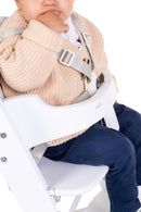 [1 yr local warranty] Childhome Lambda 3 Baby High Chair + Feeding Tray - White