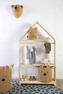 Childhome Teddy Storage Basket - Brown - 40X40X40 CM