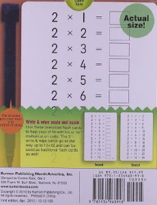 Kumon Flash Cards : Multiplication Write & Wipe