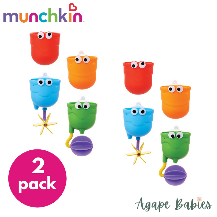Munchkin Falls Bath Toy 4 Counts (Pack Of 2)