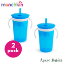 [Bundle Of 2] Munchkin SnackCatch & Sip™ 2-in-1 Snack Catcher and Spill-Proof Cup - Blue