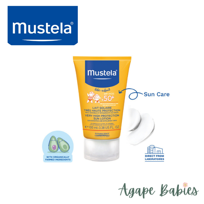 Mustela SPF 50 Sun Protection Lotion 100ml Exp: 01/23