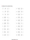 Kumon My Book of Simple Subtraction (6-8 Years)