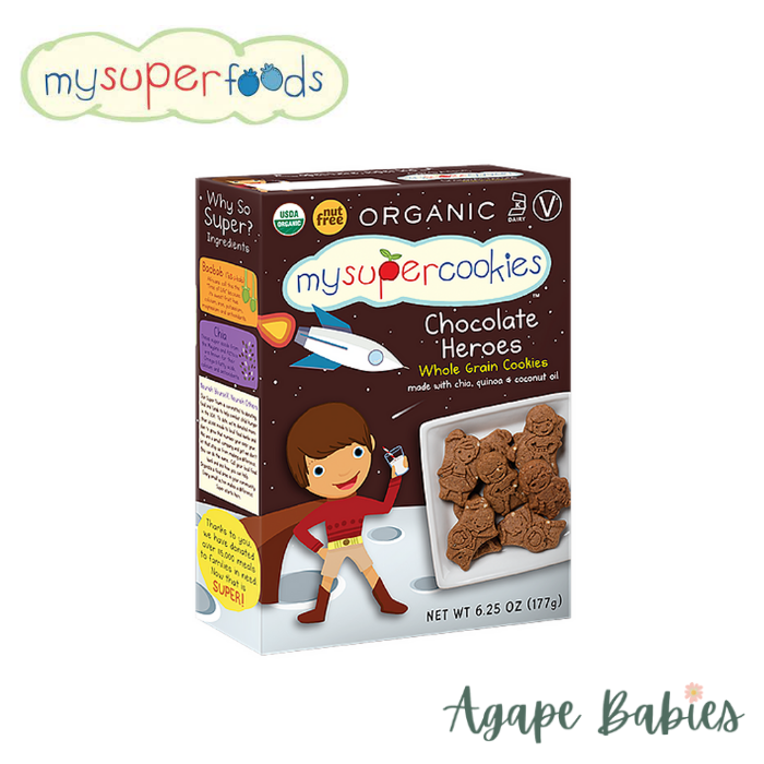 My Super Foods My Super Cookies - Chocolate Heroes 177g Exp: 09/21