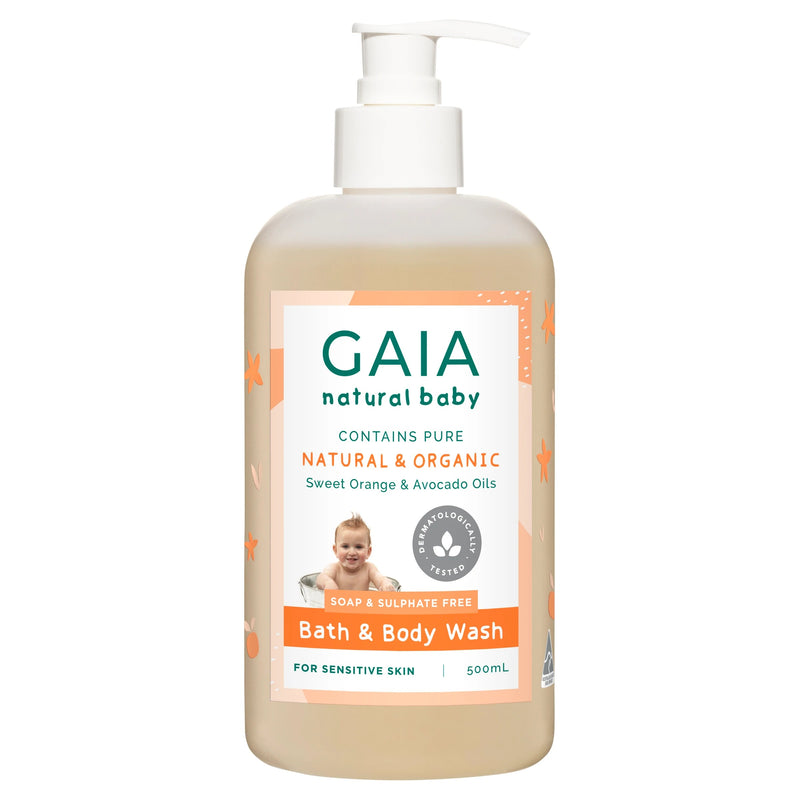 GAIA Bath & Body Wash 500ml + Pump Exp: 12/26