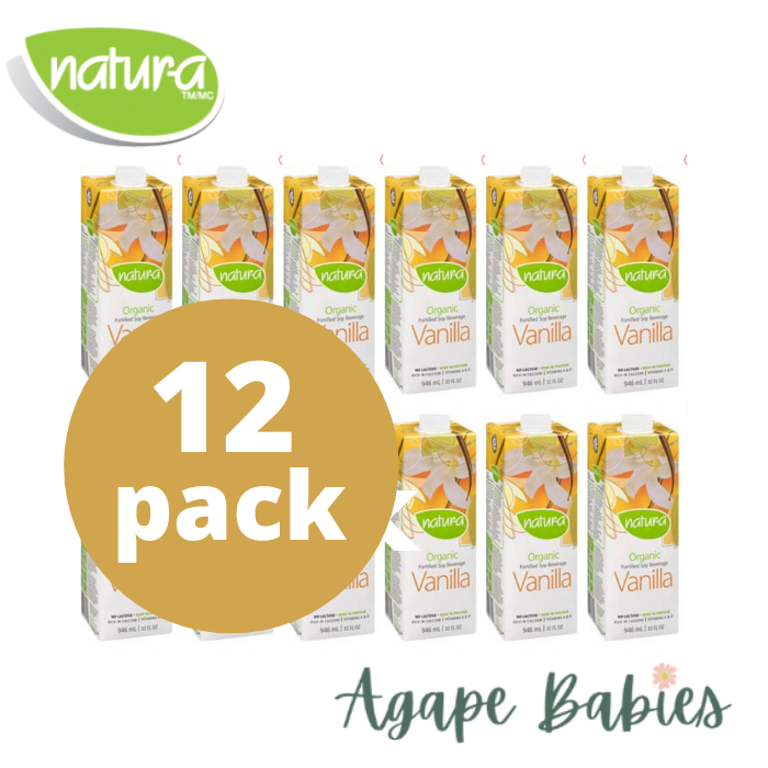Natur-a Enriched Soy Beverage - Vanilla (Organic) 946 ml ( Bundle Of 12 Packs ) Exp: 07/24