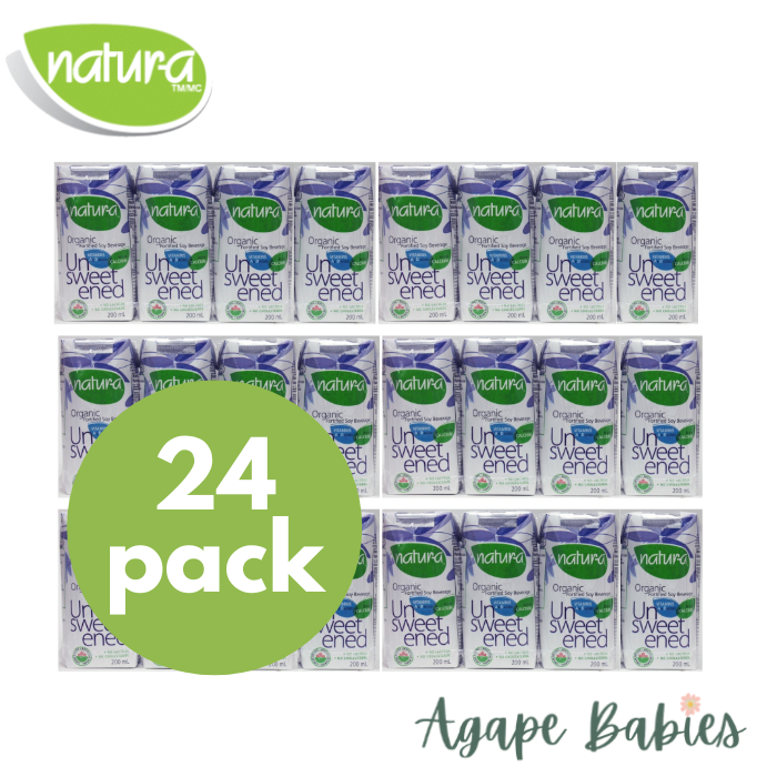 Natur-a Enriched Soy Beverage - Unsweetened (Organic) 200ml (Pack of 3 x 8 Rolls) Exp: 05/24