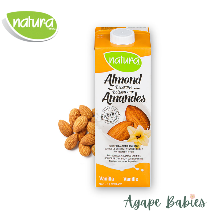 Natur-a Enriched Almond Beverage - Vanilla 946 ml ( Bundle Of 12 Packs ) [Exp: 09/24]
