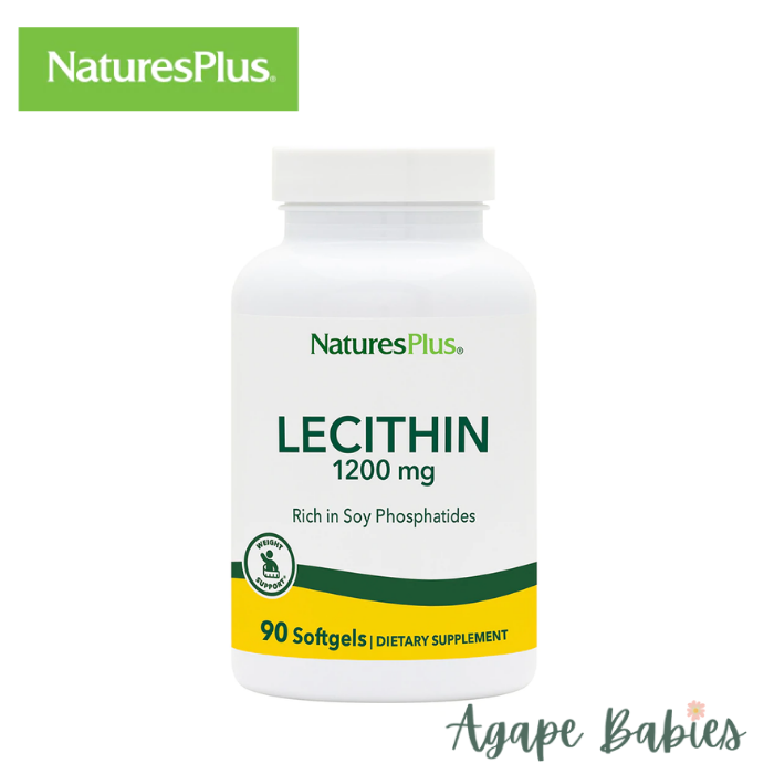 Nature's Plus Lecithin 1200 mg, 90 sgls.