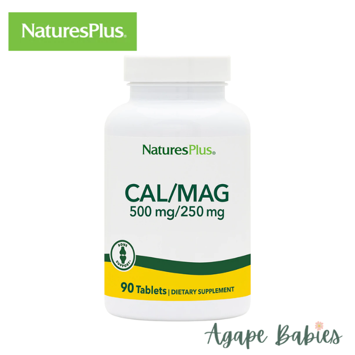 Nature's Plus Calcium/Magnesium 500/250 mg (Biotron Amino Acid Chelate), 90 tabs.